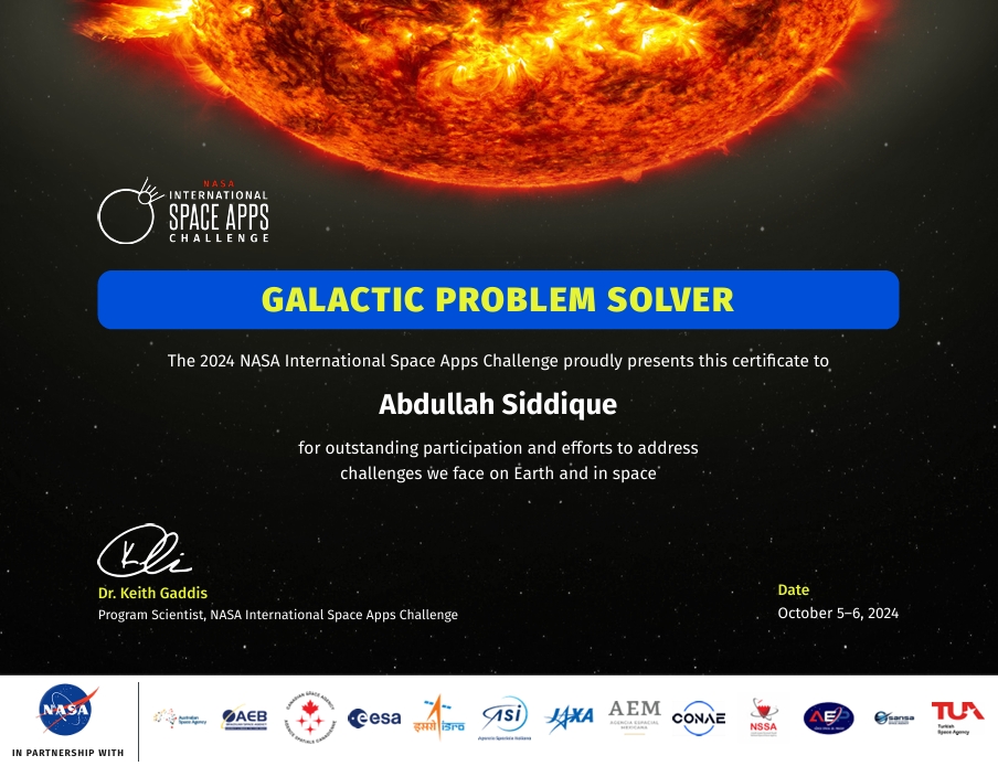 Nasa Space Apps Challenge 2024